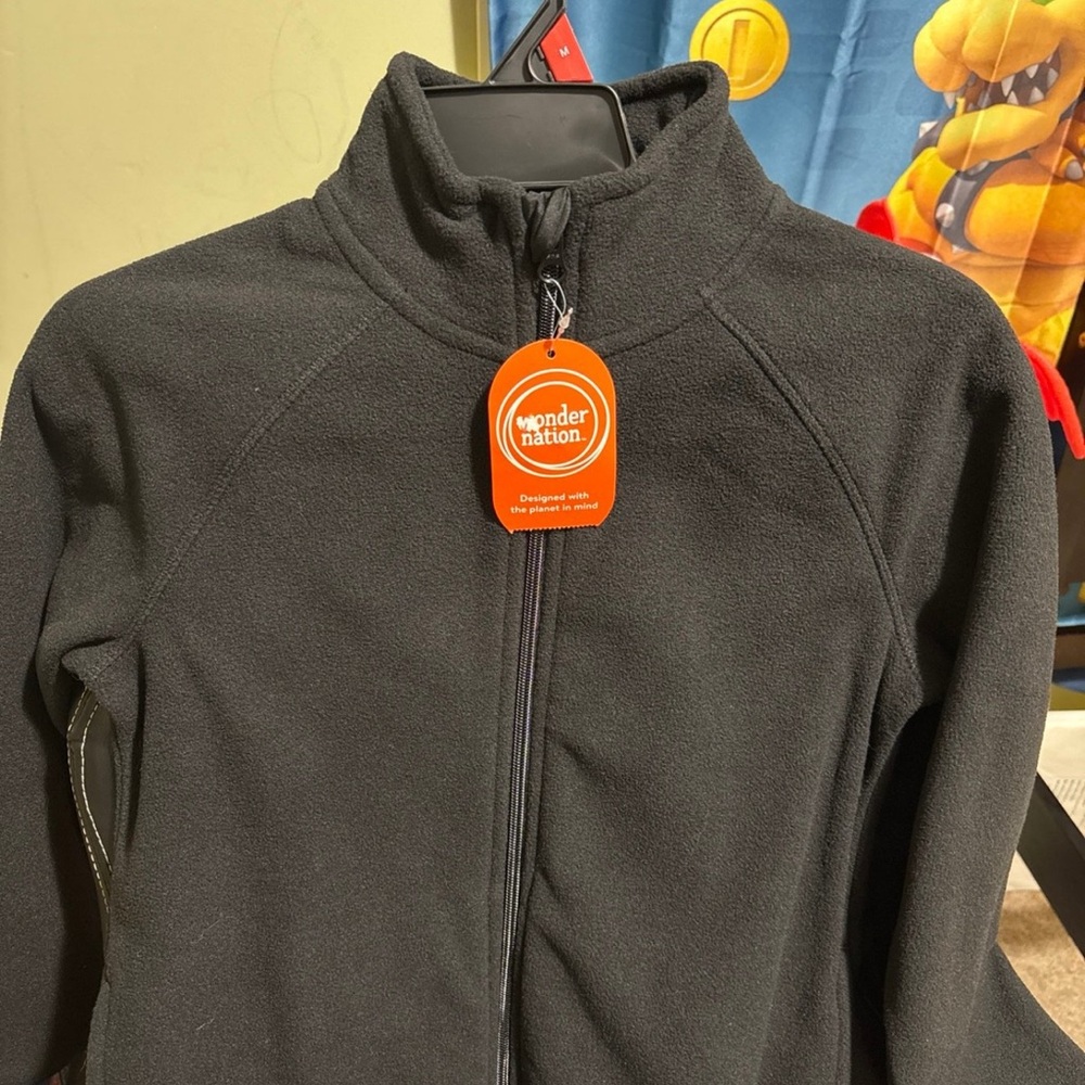 Wonder Nation Charcoal Fleece Jacket
